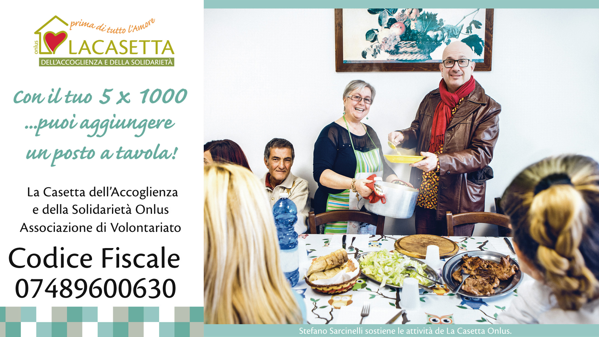 Dona il tuo 5×1000 a La Casetta Onlus